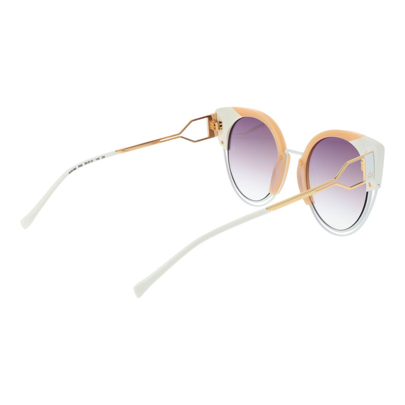 White metal sunglasses-null