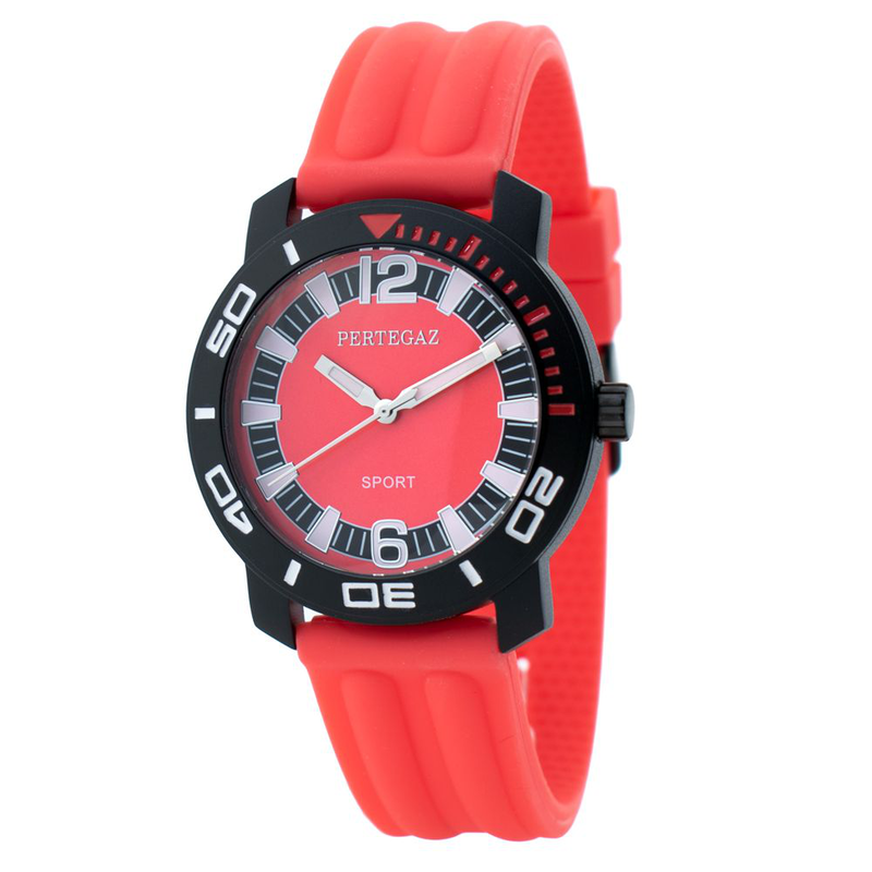 Multicolor rubber sport watch-null