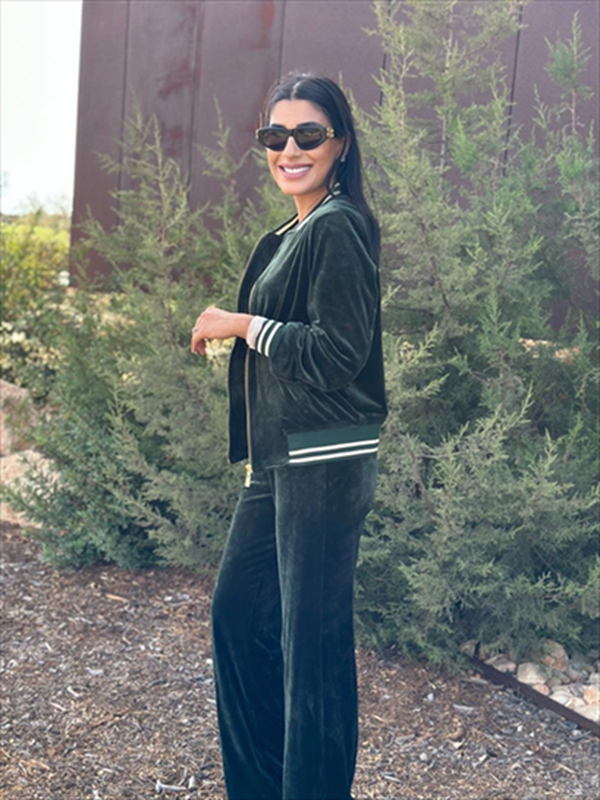 Jacket tracksuit velvet-null