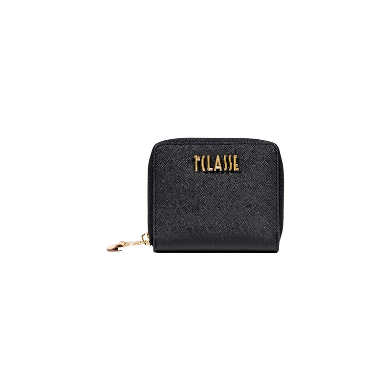 Black pvc wallet-null