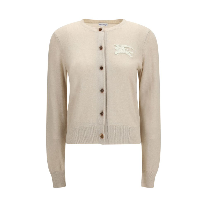 Beige polyester cardigan-null