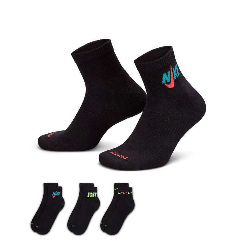 Everyday plus cushion ankle 3-pairs socks-null