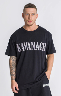 Gianni kavanagh loose t-shirt, Black, medium