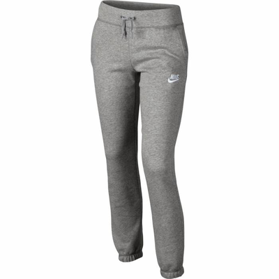 Girls sportswear pant fleece reg, Dk.grey / White, medium
