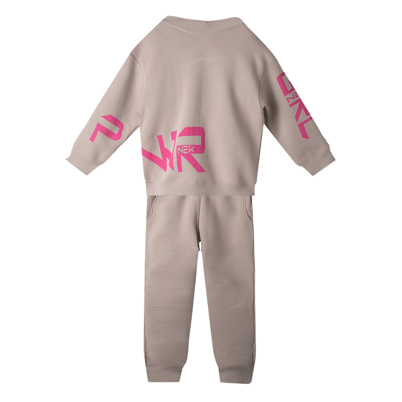 Product image: Nek kids wear junior girls tracksuit set beige 124925-53-null