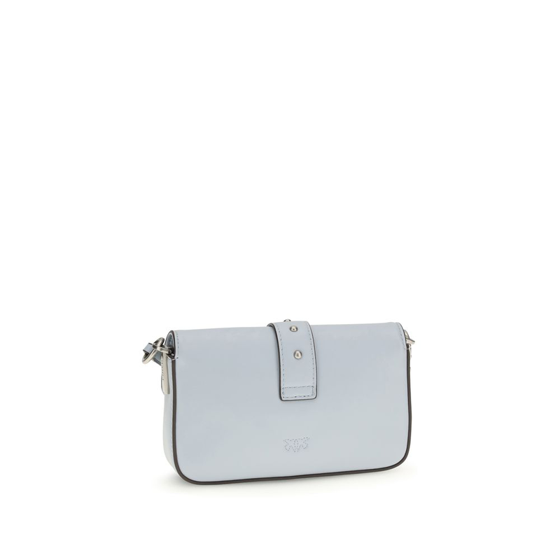 Blue calf leather bos taurus shoulder bag-null