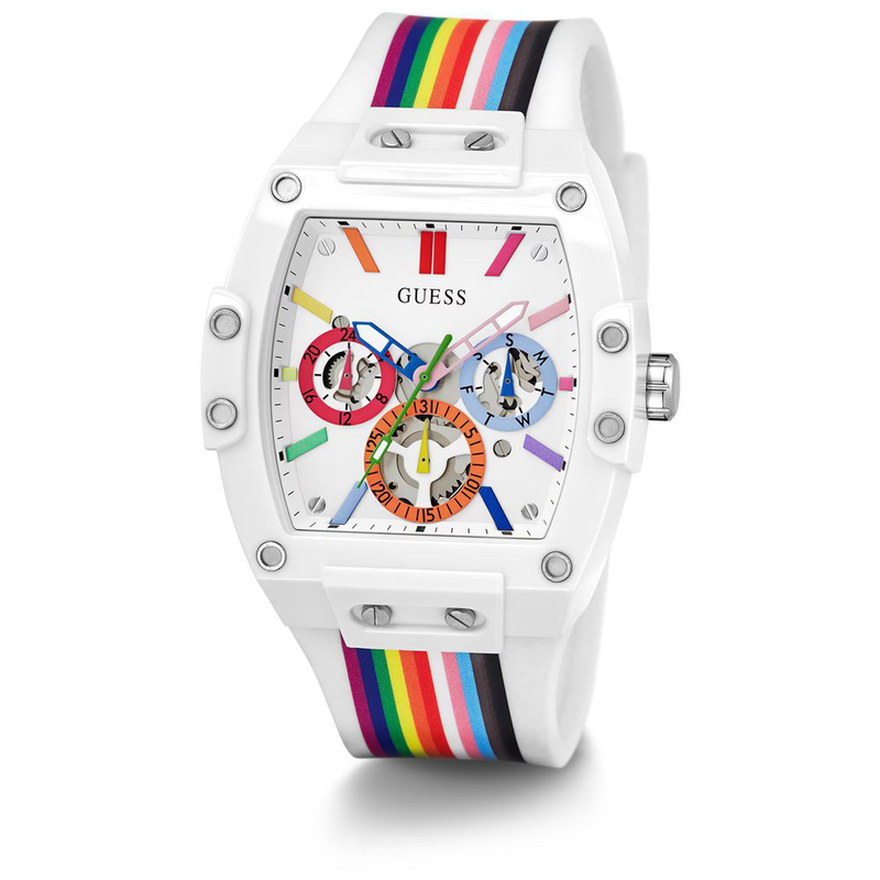 Multicolor synthetic dress watch-null