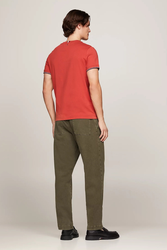 Tommy logo tipped tee - tommy hilfiger-null