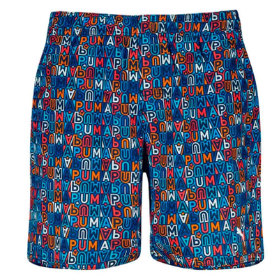 Swim boys printed mid shorts 1p, Multicolor, medium