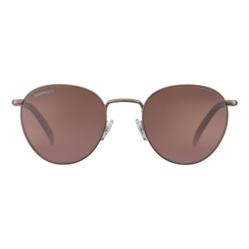 Brown metal sunglasses-null