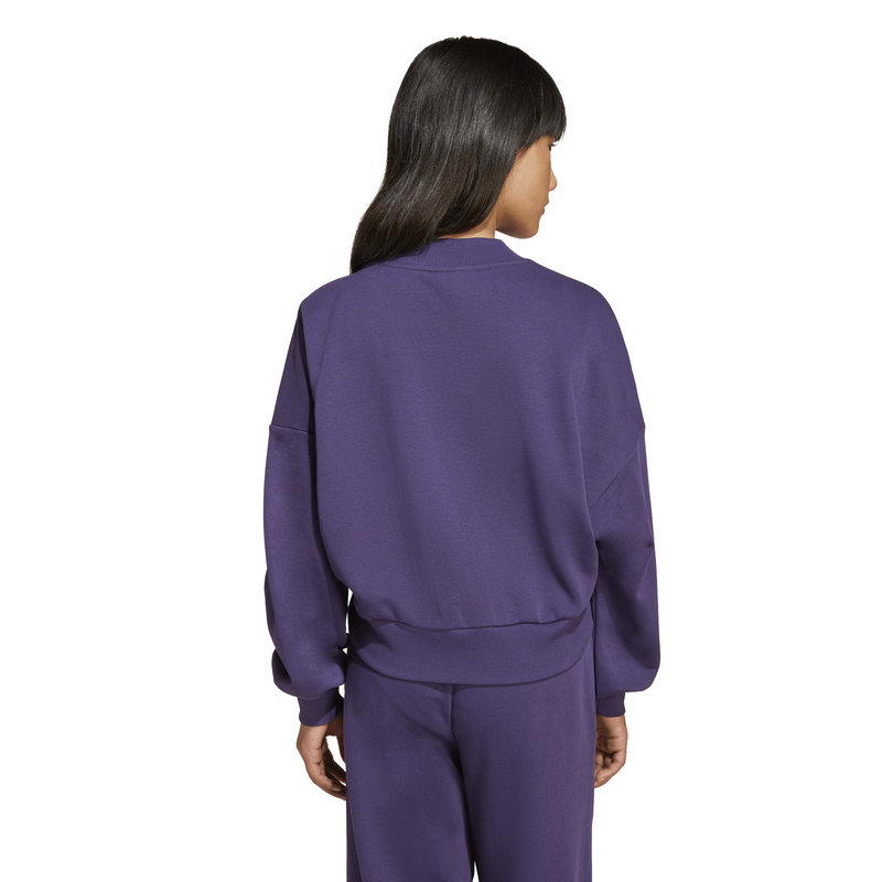 Adidas girls seasonals essentials collegiate typography crew-null