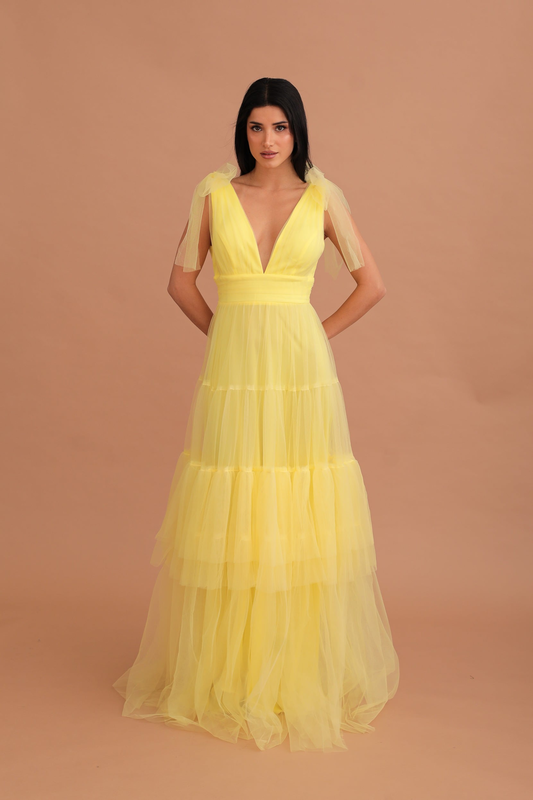 Aelia dress - yellow-null