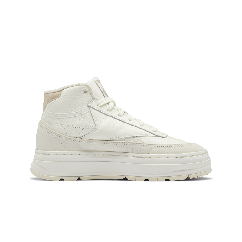 Reebok women club c geo mid shoes (gy8781) image number null