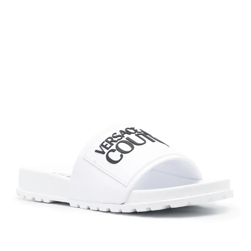 Versace jeans logo sliders (white)-null