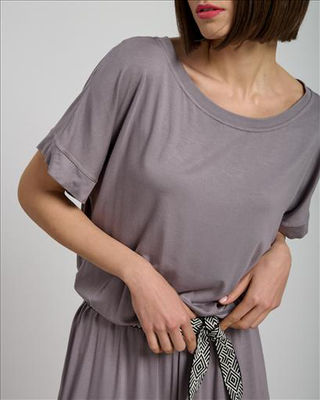 Jumpsuit zip culotte viscose