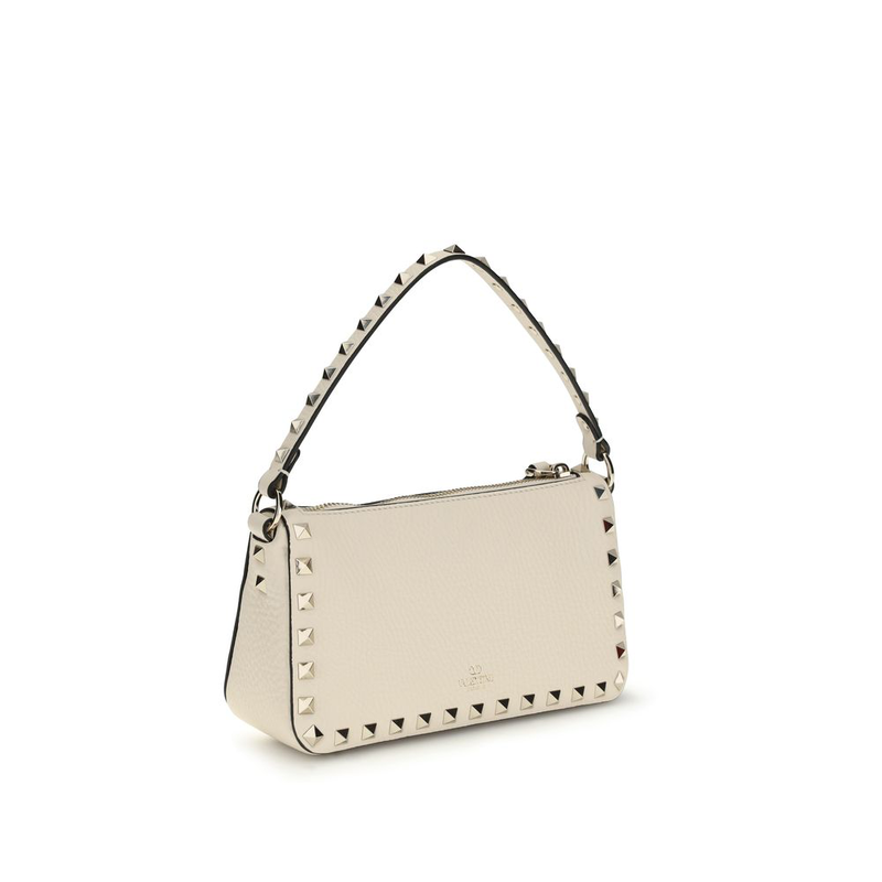 Beige calf leather bos taurus shoulder bag-null