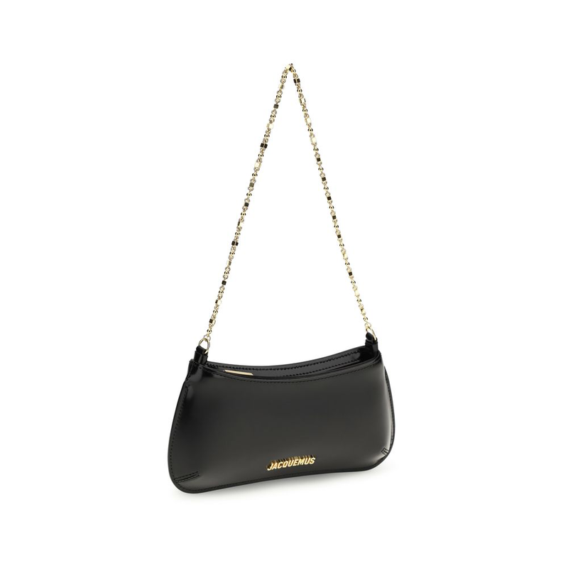 Black calf leather bos taurus shoulder bag-null