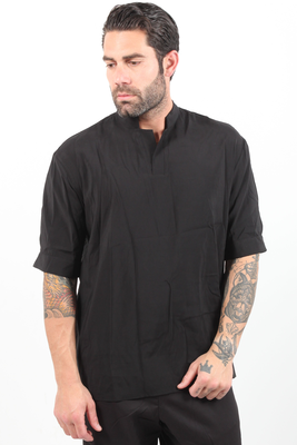 Shirt, Black, medium