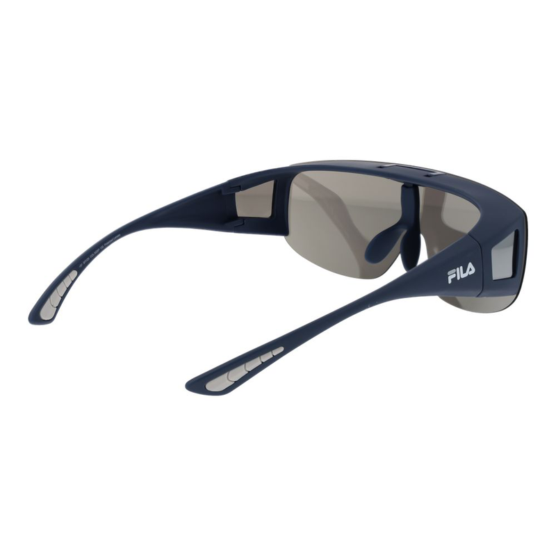 Blue plastic sunglasses-null