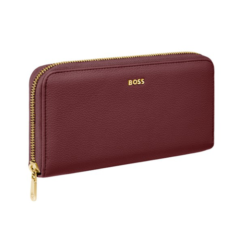 Boss travel wallet signature lady burgundy-null