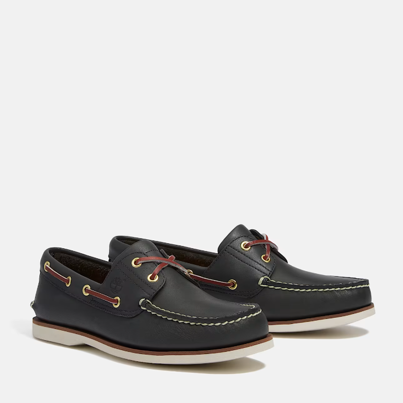 Timberland classic 2-eye boat shoe for men in blue-null