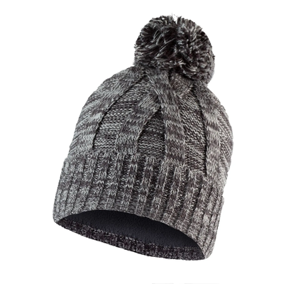 Knitted & fleece hat blein grey, , medium