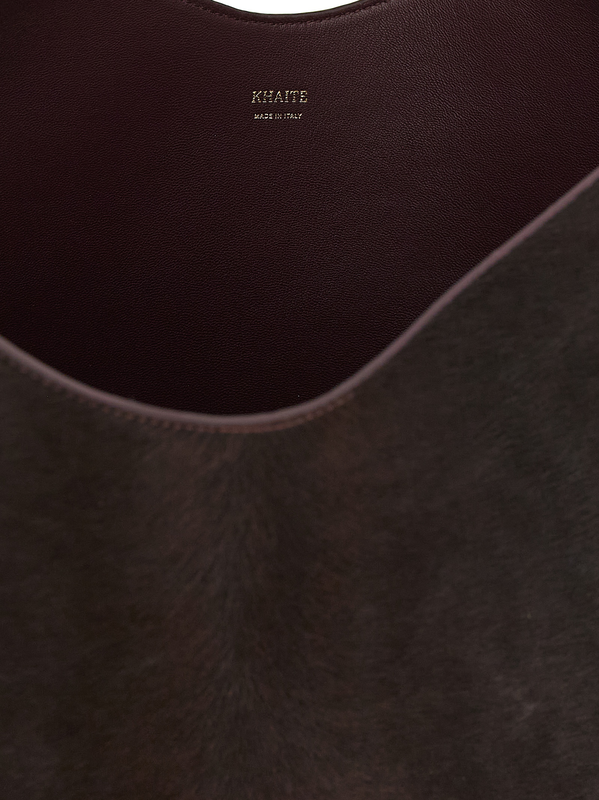 Bordeaux calfskin tote bag-null