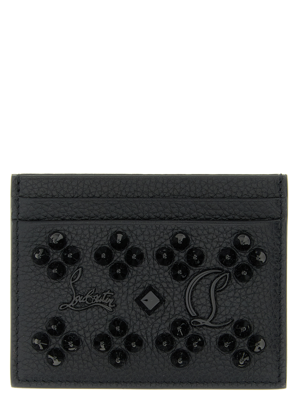 Black calfskin cardholder-null
