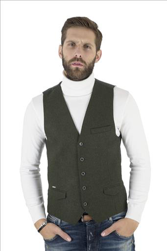 Product image: Wool textured vest-null