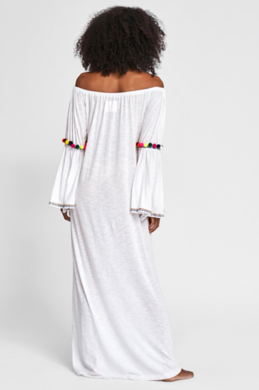 Pitusa white beachwear dress-null