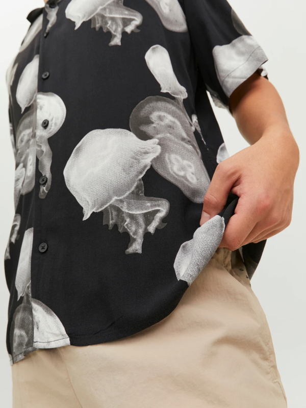 Jack&jones jcounnatural reggie resort shirt ss ln image number null