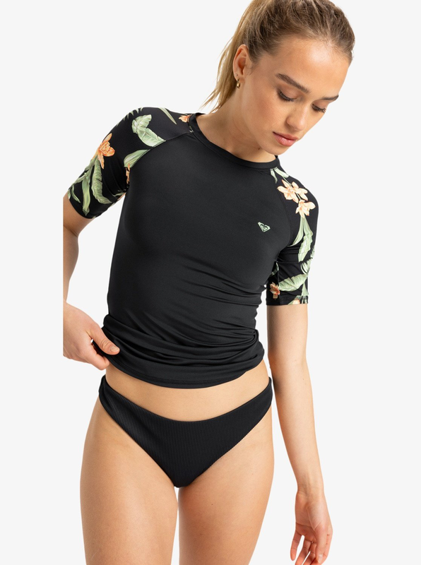 Roxy women's lycras printed short sleeve t-shirt-null