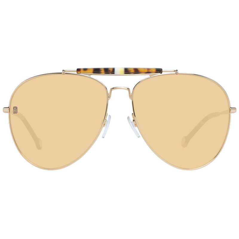 Gold metal sunglasses-null