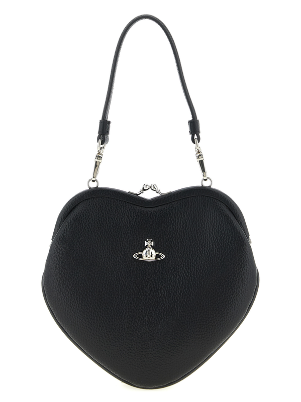 Black polyethylene handbag-null