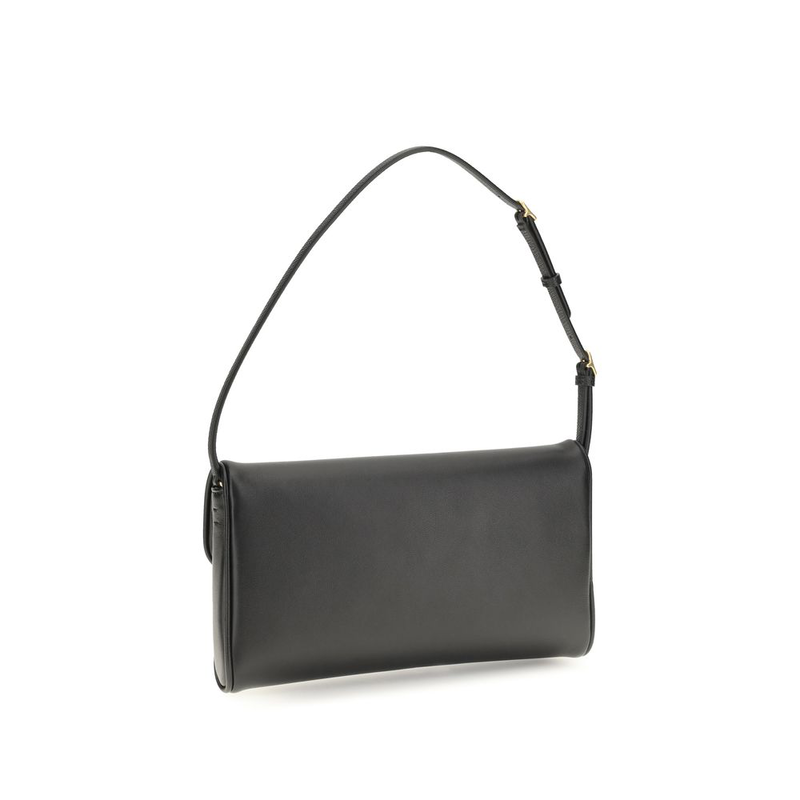 Brown calf leather bos taurus shoulder bag-null