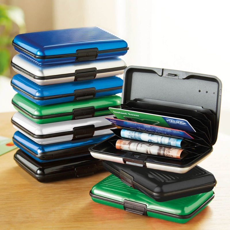 Product image: Πορτοφόλι άφθαρτο & αδιάβροχο security credit card wallet, ιδανικό για πιστωτικές κάρτες!-null