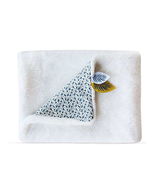 Doudou et compagnie baby white blanket douceur yoca the koala, , medium image number null