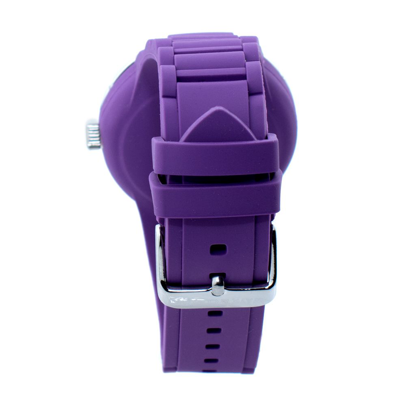 Purple rubber sport watch-null