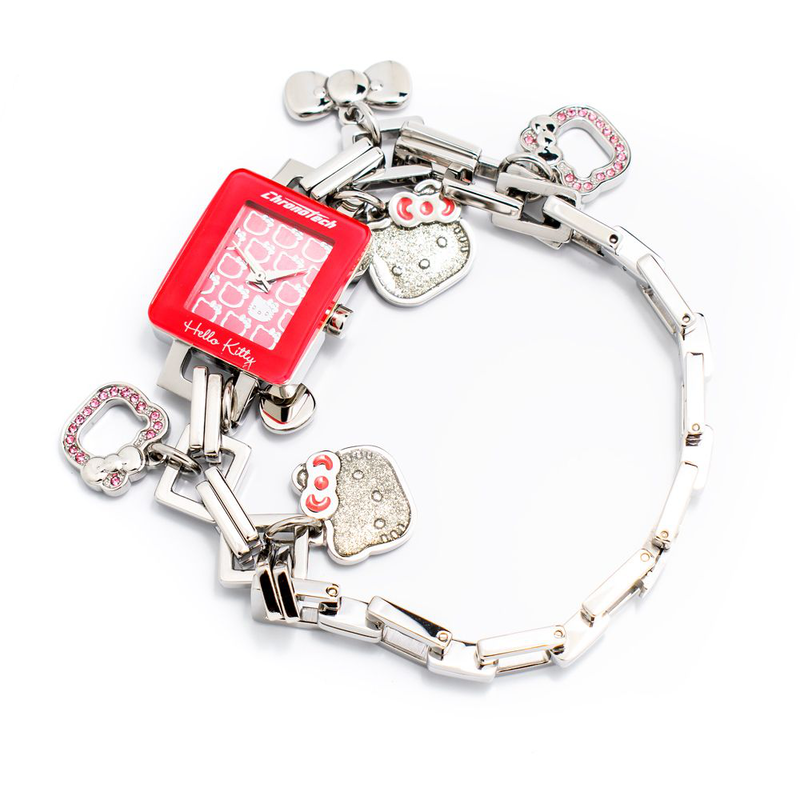 Silver stainless steel bracelet watch-null