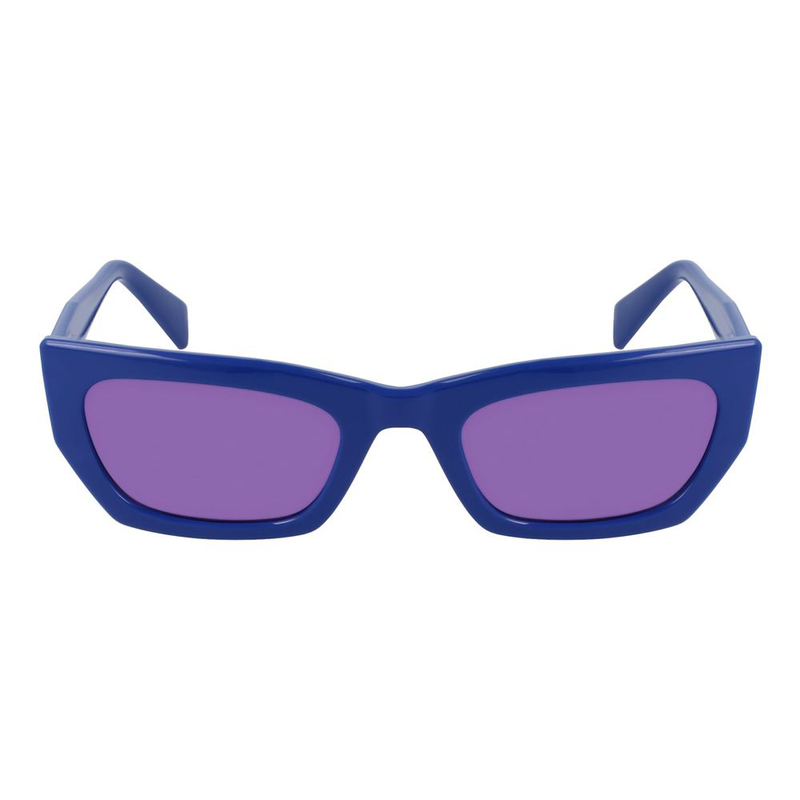 Blue injected sunglasses-null