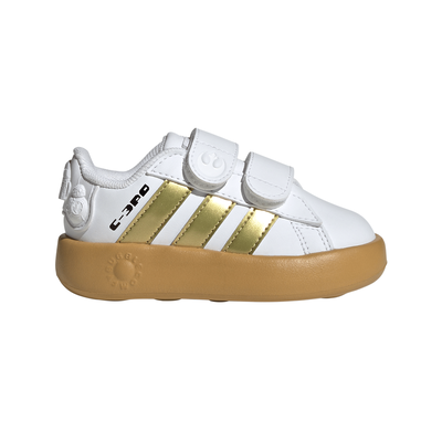 Adidas infant's adidas x star wars grand court 2.0 shoes kid, White, medium