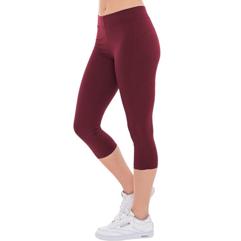 Product image: Dry fit capri leggings with belt #1380-null