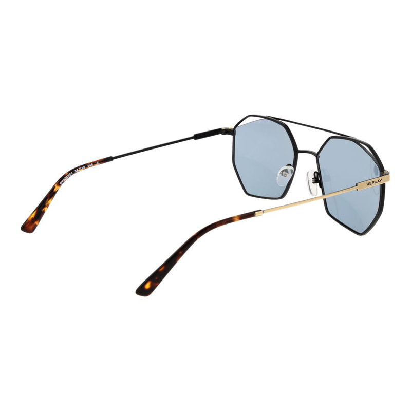 Gold metal sunglasses-null