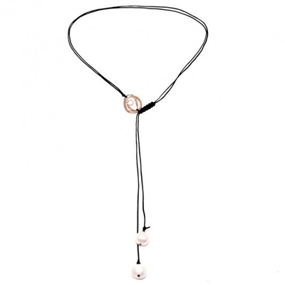 Necklace a4140-rose gold- plated - rose gold, Rose Gold, medium