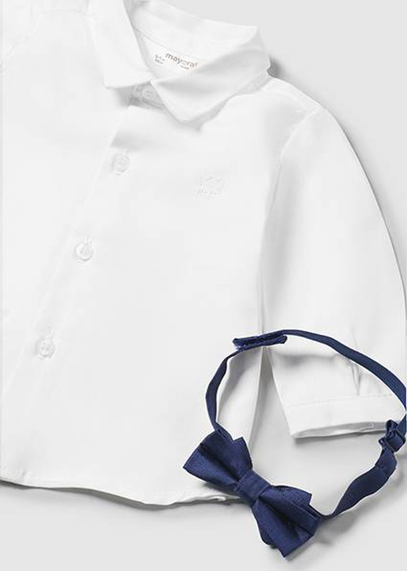 Product image: Σετ πουκαμισο με παπιγιο & παντελονι τιραντες μπλε-null