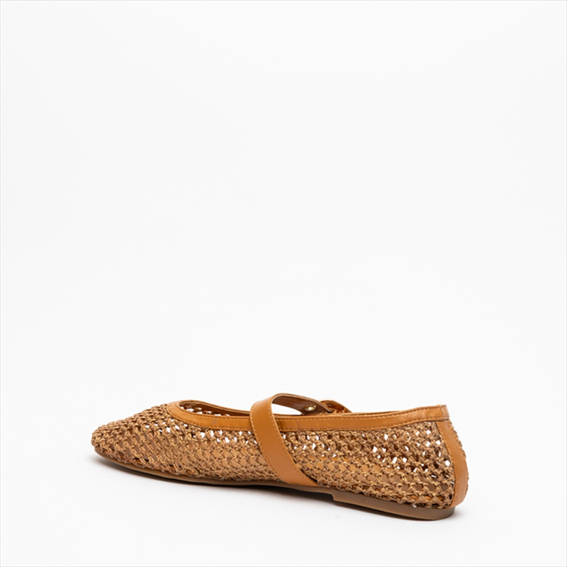 Miss belgini woven mary jane ballerina pumps-null