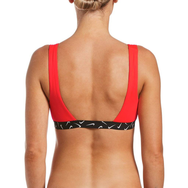 Nike scoop neck womens bikini top-null