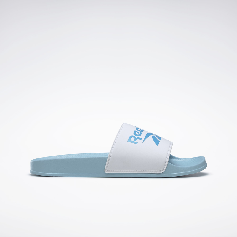 Reebok men's fulgere slide sandals blue white hr0392-null