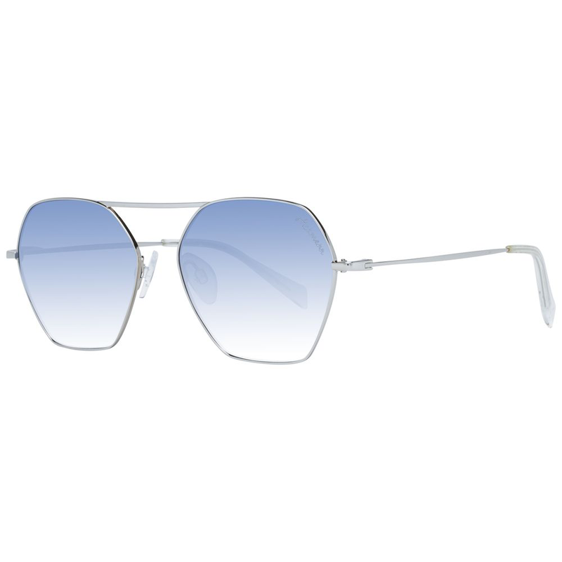 Gray metal sunglasses-null