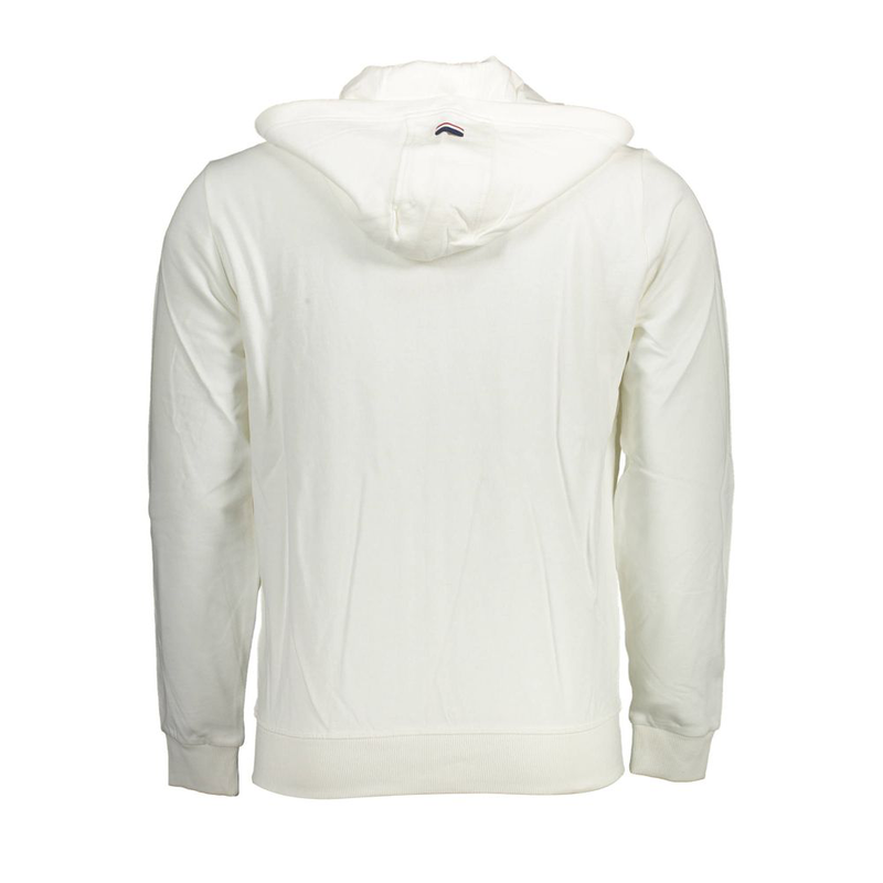 White cotton men's sweatshirt-null
